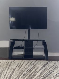Black TV Stand