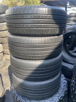 SET MICHELIN 205/55/16 GOOD USED $160 PRICE INCLUDES PROFESSIONAL INSTALLATION AND TAX