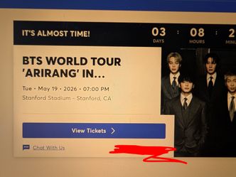 BTS Arirang Concert - Stanford 05/19