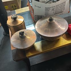 Vintage Copper Lanterns 