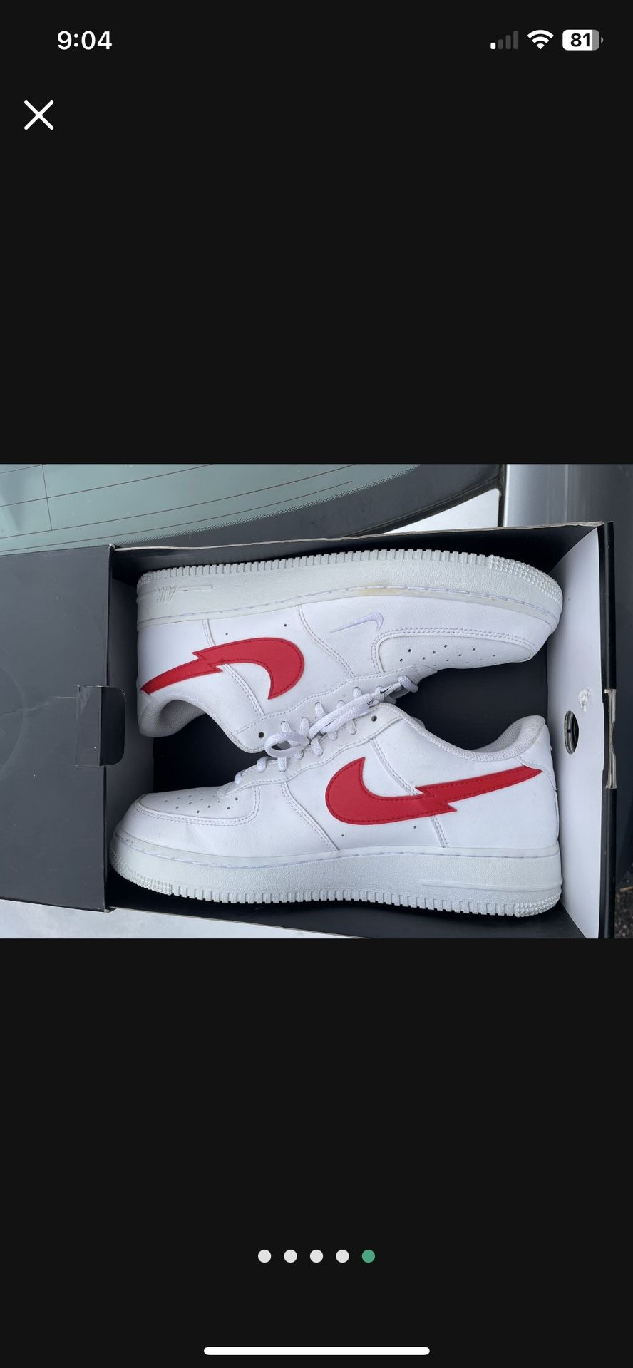 Air Force One Red And White Euro Tour