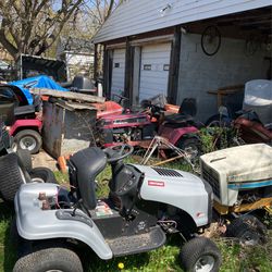Riding mowers for parts
