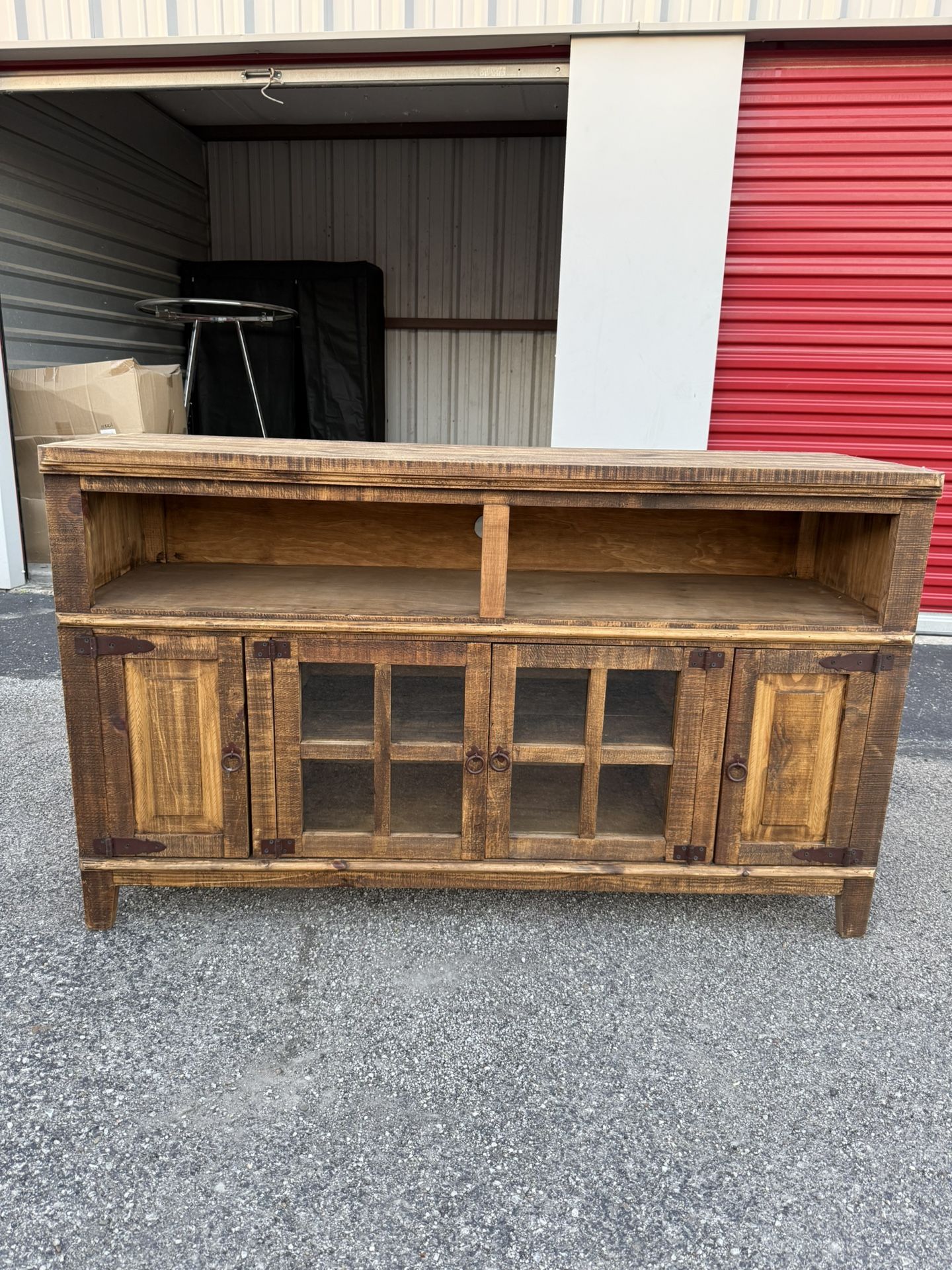 60 Inch Wood TV stand/ Entertainment Center
