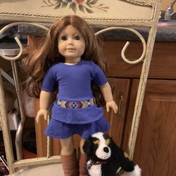 American Girl Doll Saige 18” Tall