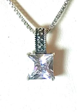 Silver .925 Marcasite Necklace