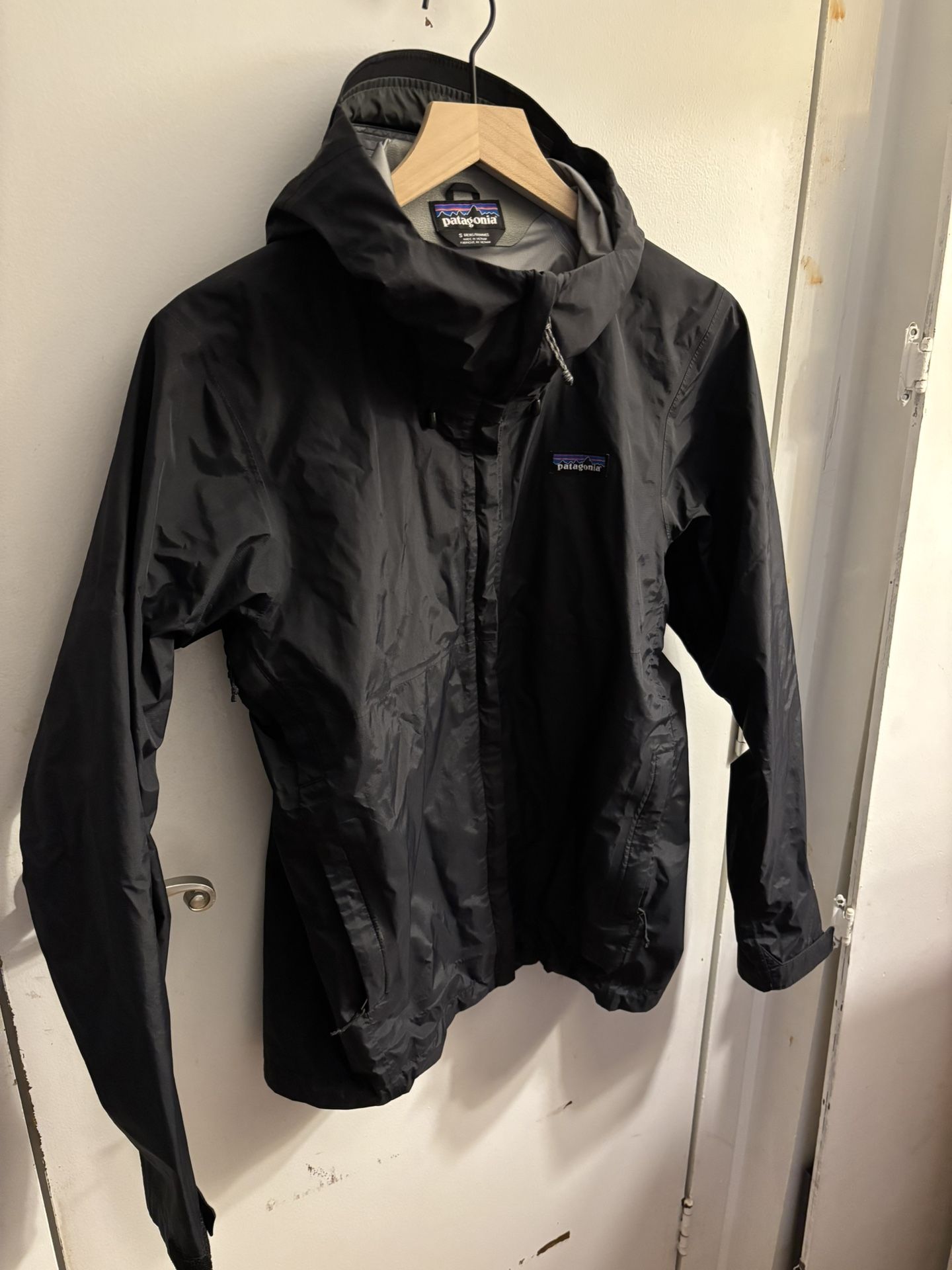 Black Patagonia Raincoat