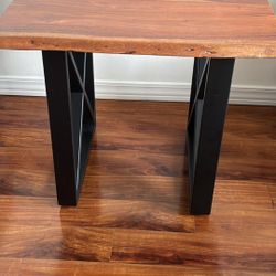 Live Edge Wood Side Tables (2 Side Tables)