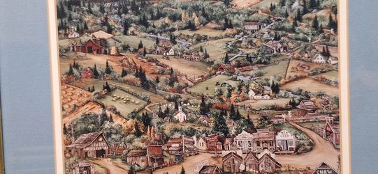 Viola West Art (print), "The Town"