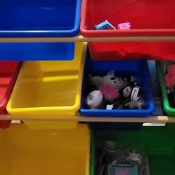 Colorful Toy Organizer
