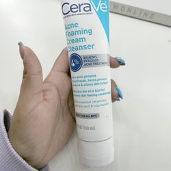 CeraVe Acne Foam Cream Cleanser