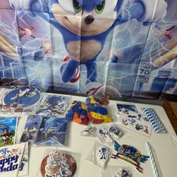Sonic Party Decoration 