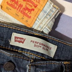 Boy's/ Teen's Levi's - 16 REG W28 L28 - (5)Pairs