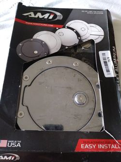 Billet aluminum fuel door