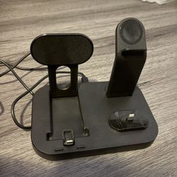 3 in one black charging station.