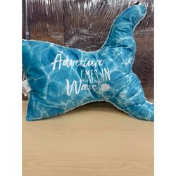 Disney The Little Mermaid Cuddle Pillow Tail, Blue, 32 in
