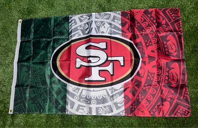 49ers flag size 5’x3’