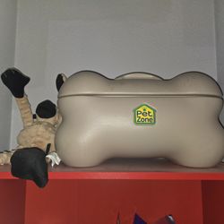 Pet Storage Bin And Toy