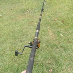 Fishing Pole 9ft Black Beauty Wirh Reel 100