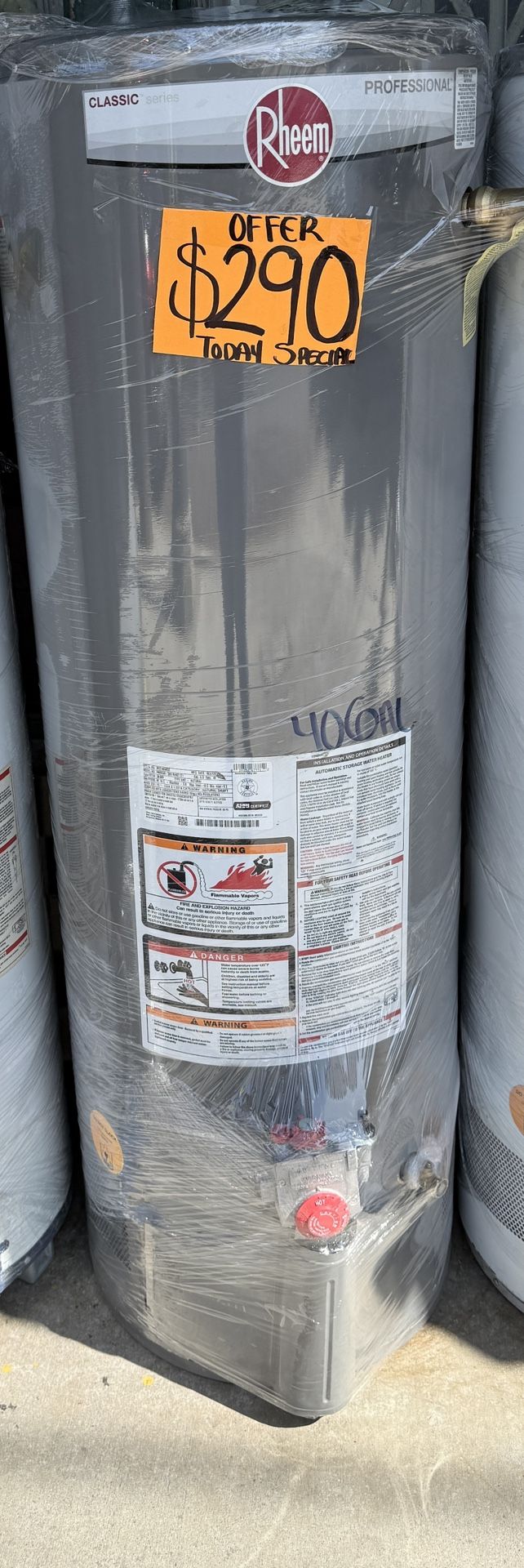 Water Heater 40Gal♨️