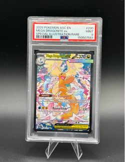 2026 POKEMON ASCENDED HEROES SPECIAL ILLUSTRATION RARE MEGA DRAGONITE EX PSA 9