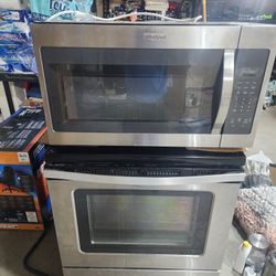 Whirlpool Range and Over Range Microwave