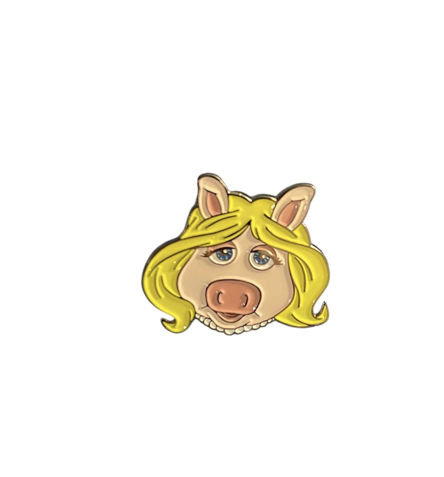 Miss Piggy Lapel Pin Muppet Character Disney inspired, Vintage Style Holiday