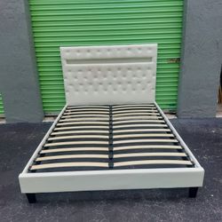 White Full Bed Frame 