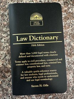 Barron’s Law Dictionary by Steven H. Gifis
