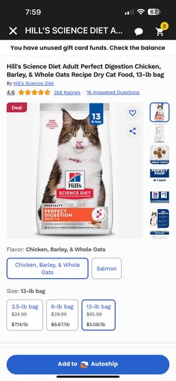 Hills Science Cat Food