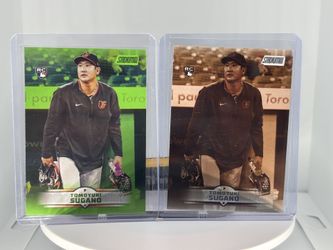 Topps Stadium Club 2025 Tomoyuki Sugano Orioles RC Rookie #8 2 Card Lot
