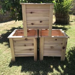 Cedar Wood Planters 