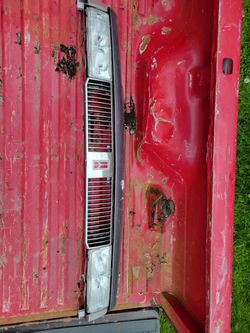 1989 to 1996 Oldsmobile Cutlass grill, support, and lights