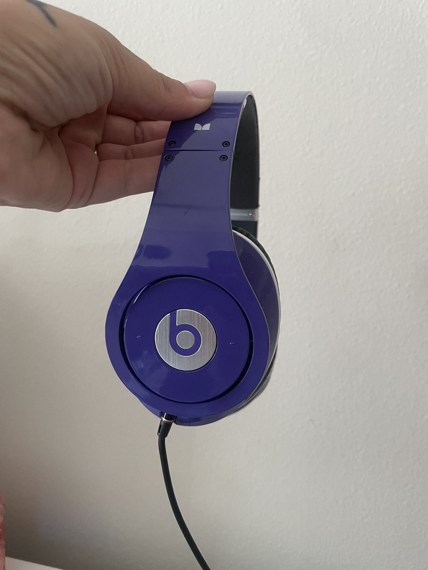 Purple Beats headphones