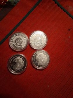 4 Commemorative America's 250th anniversary coins