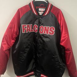 mens mitchell and ness satin sports jacket 