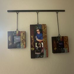 3 Piece Hanging Metal Artwork Picture Frames
