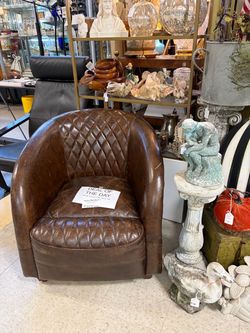 Club leather chairs
