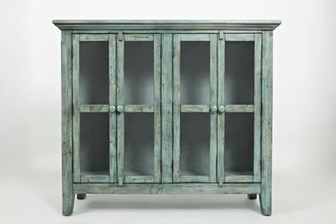 Rustic Shores Surfside 4 Door Accent Cabinet