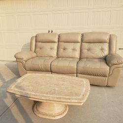 BEAUTIFUL SOFA AND COFFEE TABLE