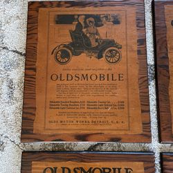 Oldsmobile Antique Wall Displays