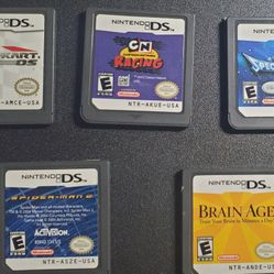 Mario Cart DS, Spiderman 2, Cartons network racing 