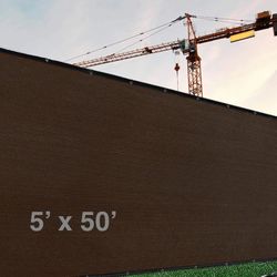 FENCE SCREEN 5 x 50 Privacy Screen - BROWN 5x50