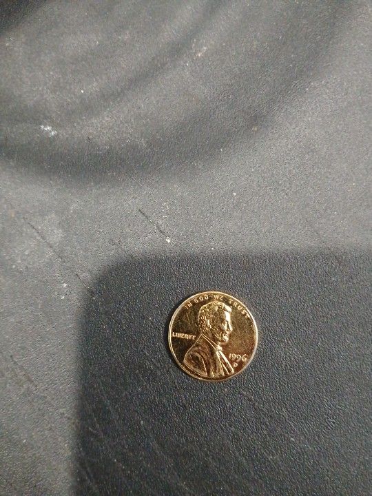 Gold Penny Not Sure What It's Worth