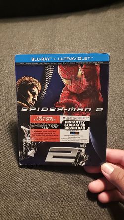 Spiderman 2 bluray