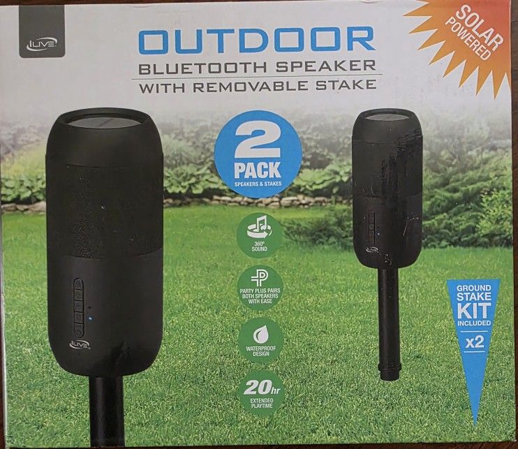 Outdoor ILive Solar Bluetooth Speakers