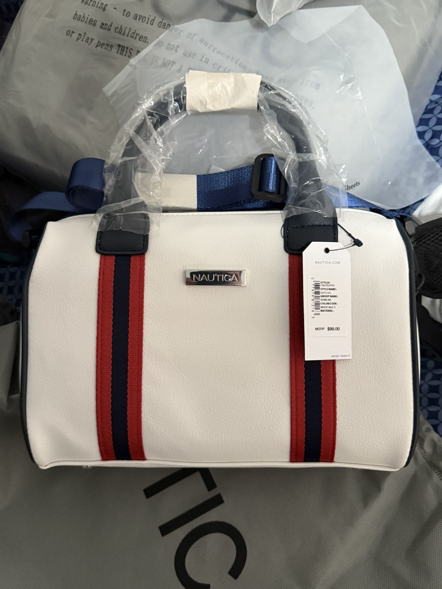 NWT Nautica Satchel Bag