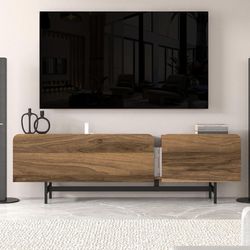 Modern TV Stand Entertainment Center for 65+ inch tv, 72 inch TV Stand with Storage for 80 inch TV