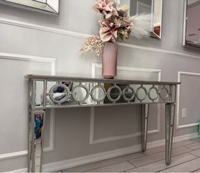 Z Gallerie Mirrored Entry Buffet Table