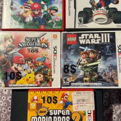 Nintendo DS and 3DS games 
