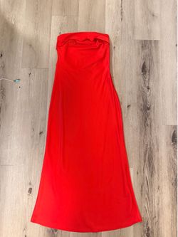 RED LONG MAXI DRESS!!
